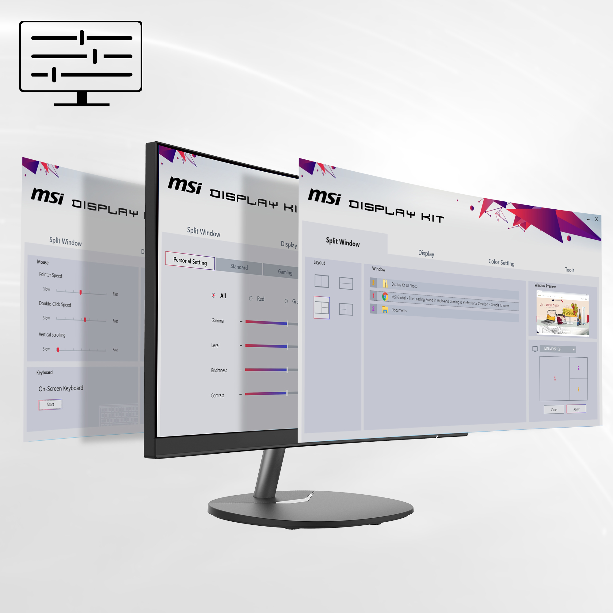 MSI 24" (23.6" viewable) 75 Hz VA FHD Business & Productivity Monitor